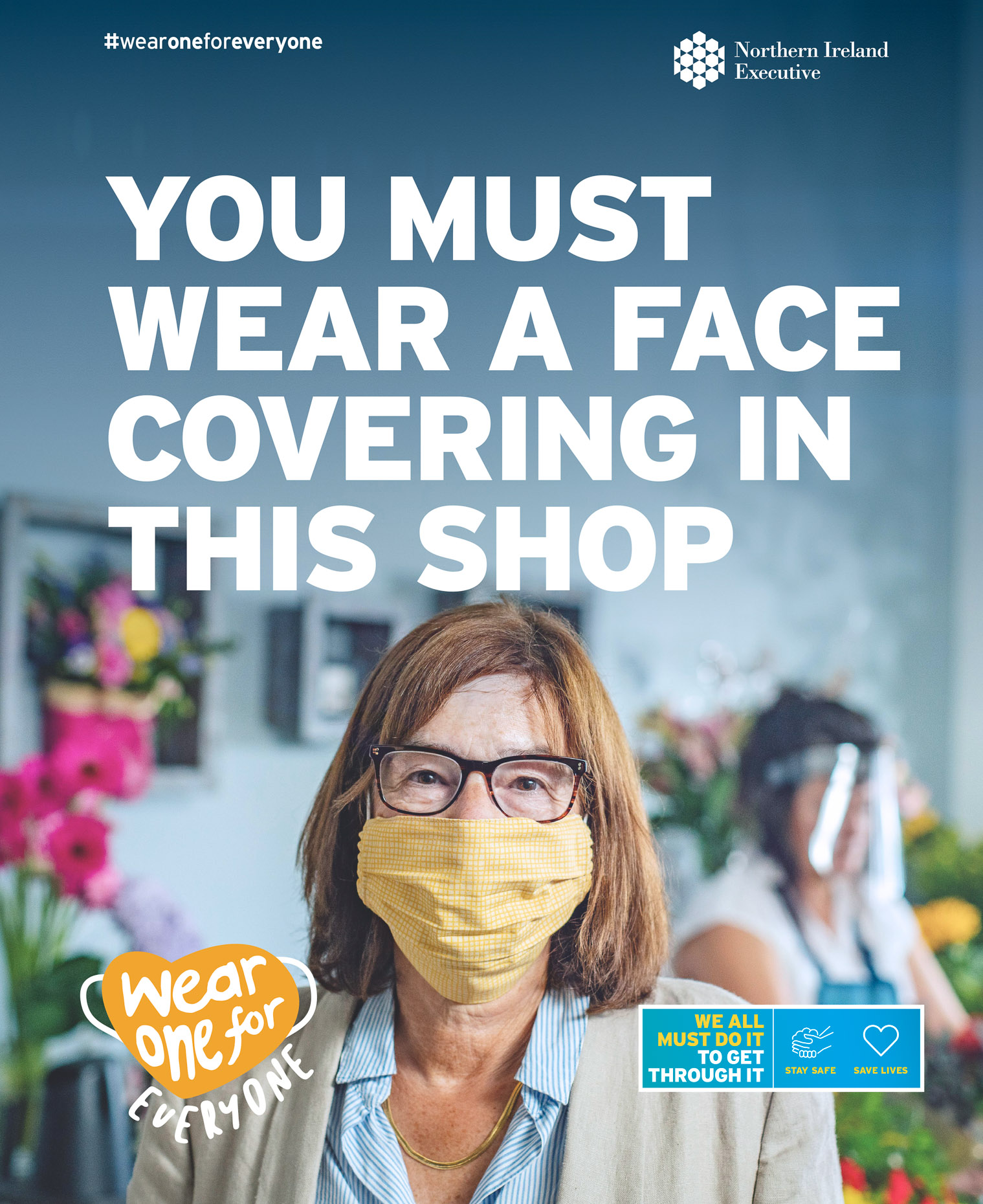 You must wear a face covering in this shop.