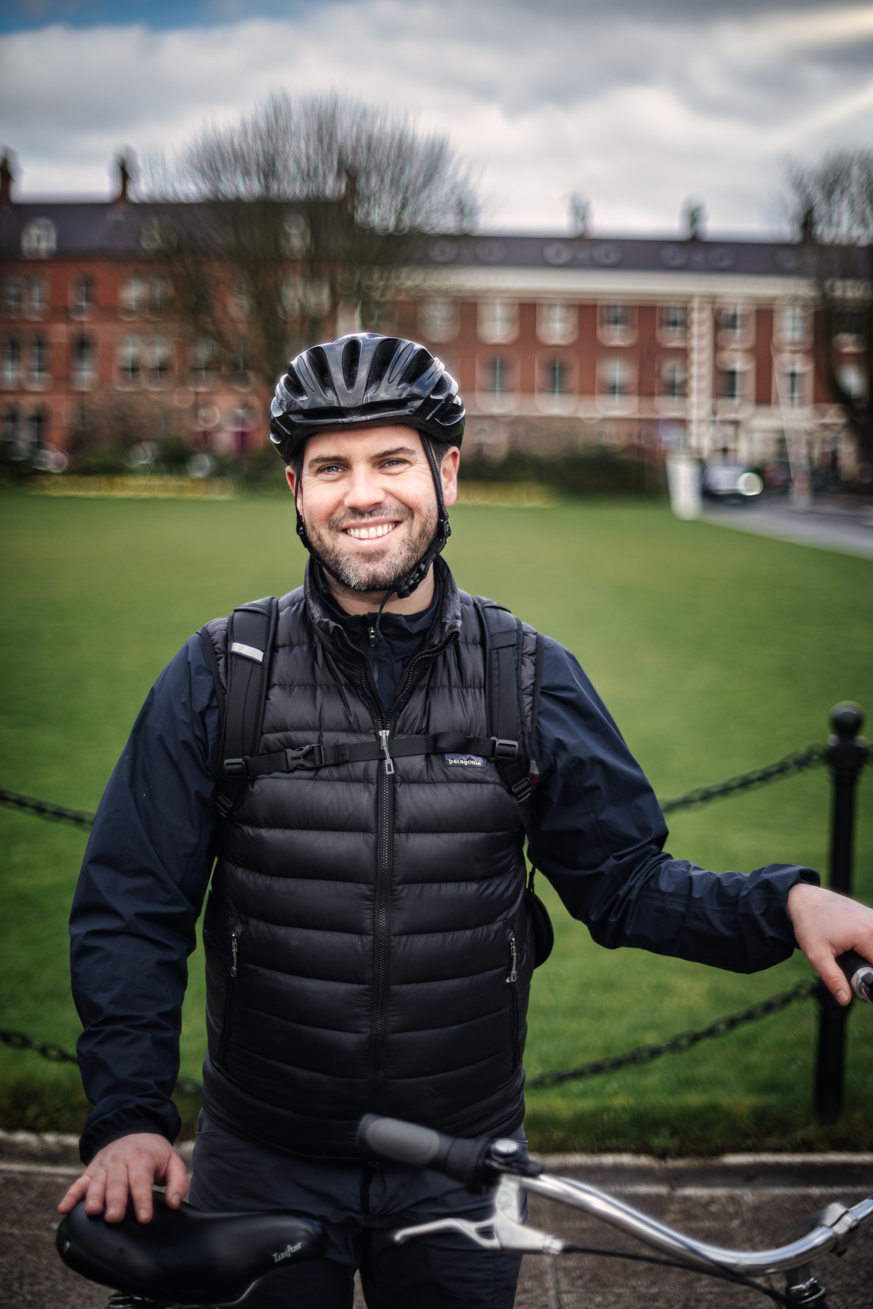 Touring around Belfast on a bicycle
